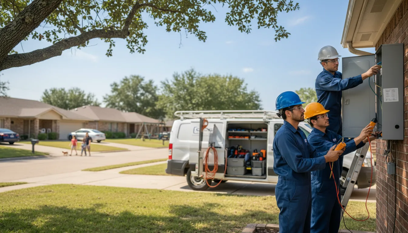 Certified electrician providing emergency electrical services in Eastview, KY